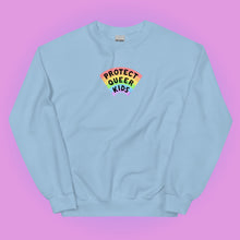 Load image into Gallery viewer, PRE-ORDER: Protect Queer Kids Sweatshirt (DTG PRINTED)