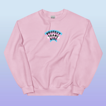 Load image into Gallery viewer, PRE-ORDER: Protect Trans Kids Sweatshirt (DTG PRINTED)
