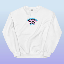 Load image into Gallery viewer, PRE-ORDER: Protect Trans Kids Sweatshirt (DTG PRINTED)