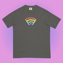 Load image into Gallery viewer, PRE-ORDER: Protect Queer Kids T-Shirt (DTG PRINTED)