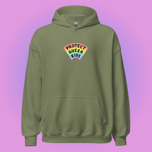 Load image into Gallery viewer, PRE-ORDER: Protect Queer Kids Hoodie (DTG PRINTED)