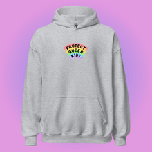 Load image into Gallery viewer, PRE-ORDER: Protect Queer Kids Hoodie (DTG PRINTED)