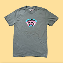 Load image into Gallery viewer, Protect Trans Kids Puff Ink T-Shirt - Screen Printed (30% of profits donated)