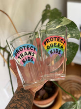 Load image into Gallery viewer, Protect Trans Kids / Protect Queer Kids Pint Glass (16oz)
