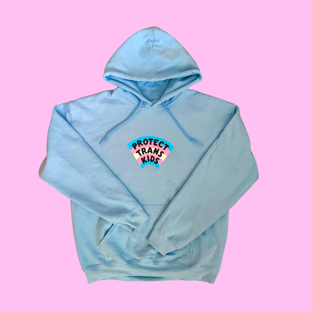 Protect Trans Kids Hoodie (30% of profits donated)