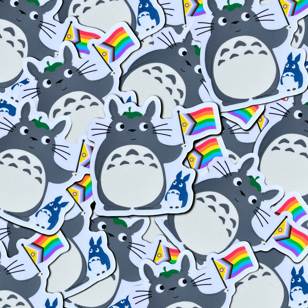 Totoro-Inspired Sticker