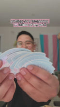 Load and play video in Gallery viewer, Protect Trans Kids Temporary Tattoo
