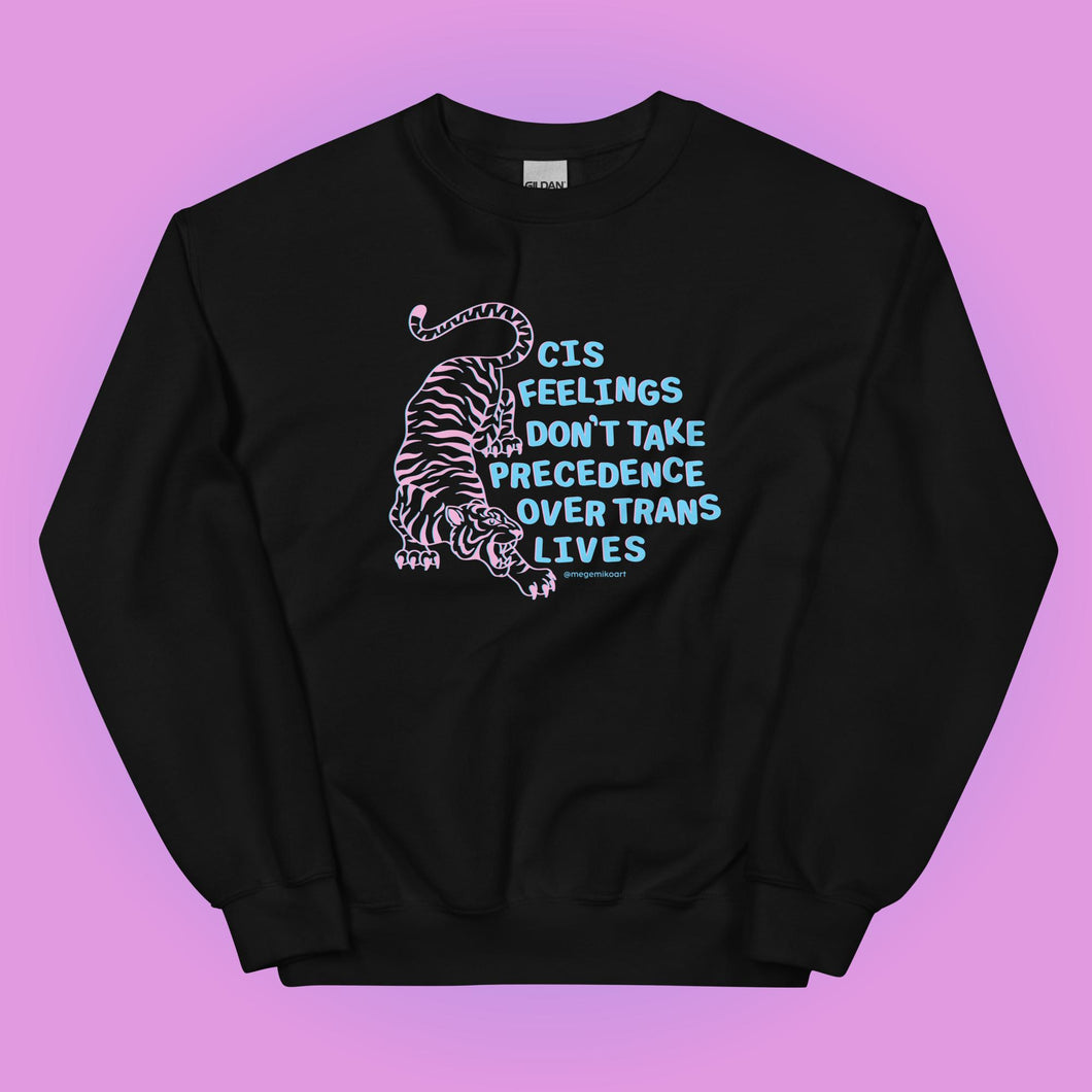 Pre-Order: Trans Tiger Crewneck Sweatshirt