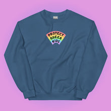 Load image into Gallery viewer, PRE-ORDER: Protect Queer Kids Sweatshirt (DTG PRINTED)
