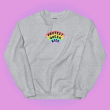 Load image into Gallery viewer, PRE-ORDER: Protect Queer Kids Sweatshirt (DTG PRINTED)
