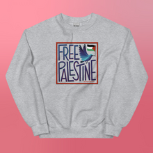 Load image into Gallery viewer, Pre-Order: FREE PALESTINE Sweatshirt (100% of proceeds donated)
